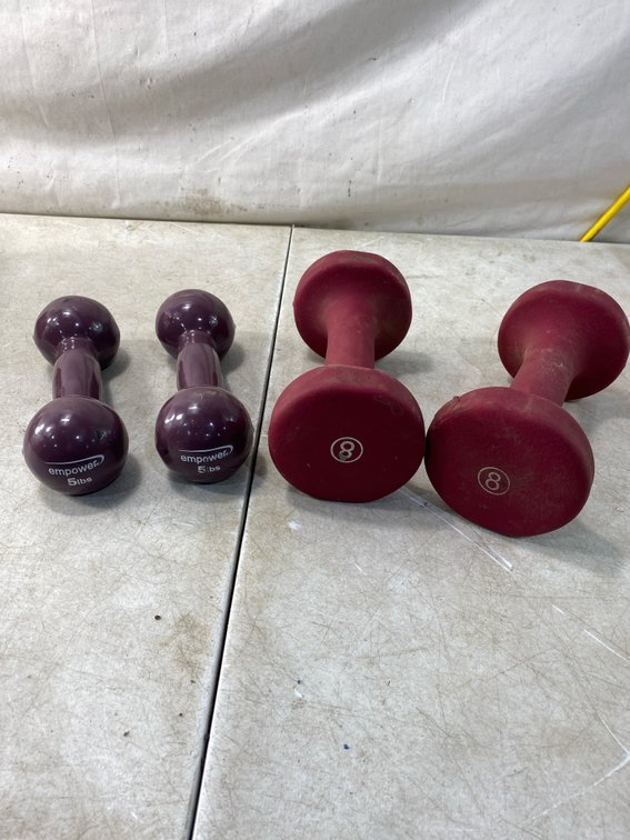 Coated Dumbbell Hand Weights