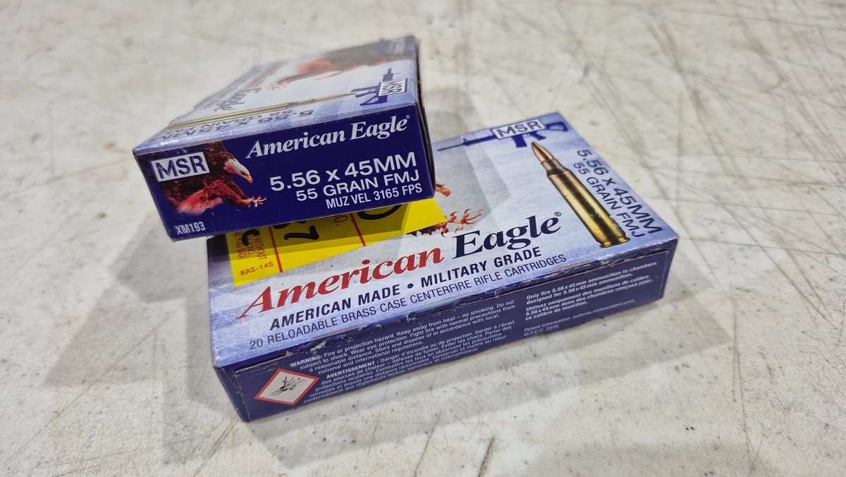 American Eagle 5.56x45mm 55 Grain FMJ Ammunition