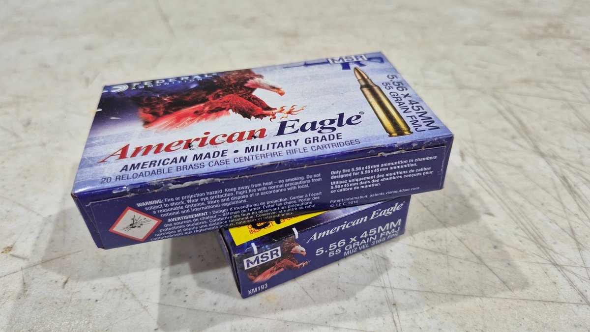 Federal American Eagle 5.56x45mm Rifle Ammunition