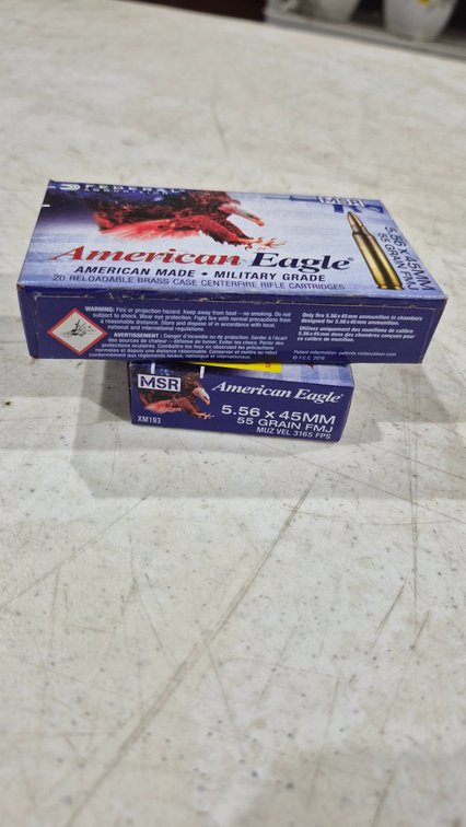 Federal American Eagle 5.56x45mm 55 Grain FMJ Ammunition