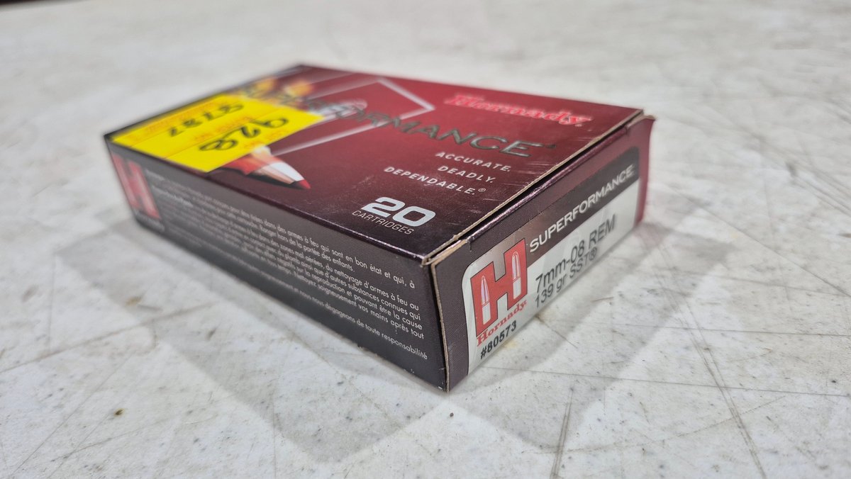 Hornady Superformance 7mm-08 Rem 139 gr SST Ammunition