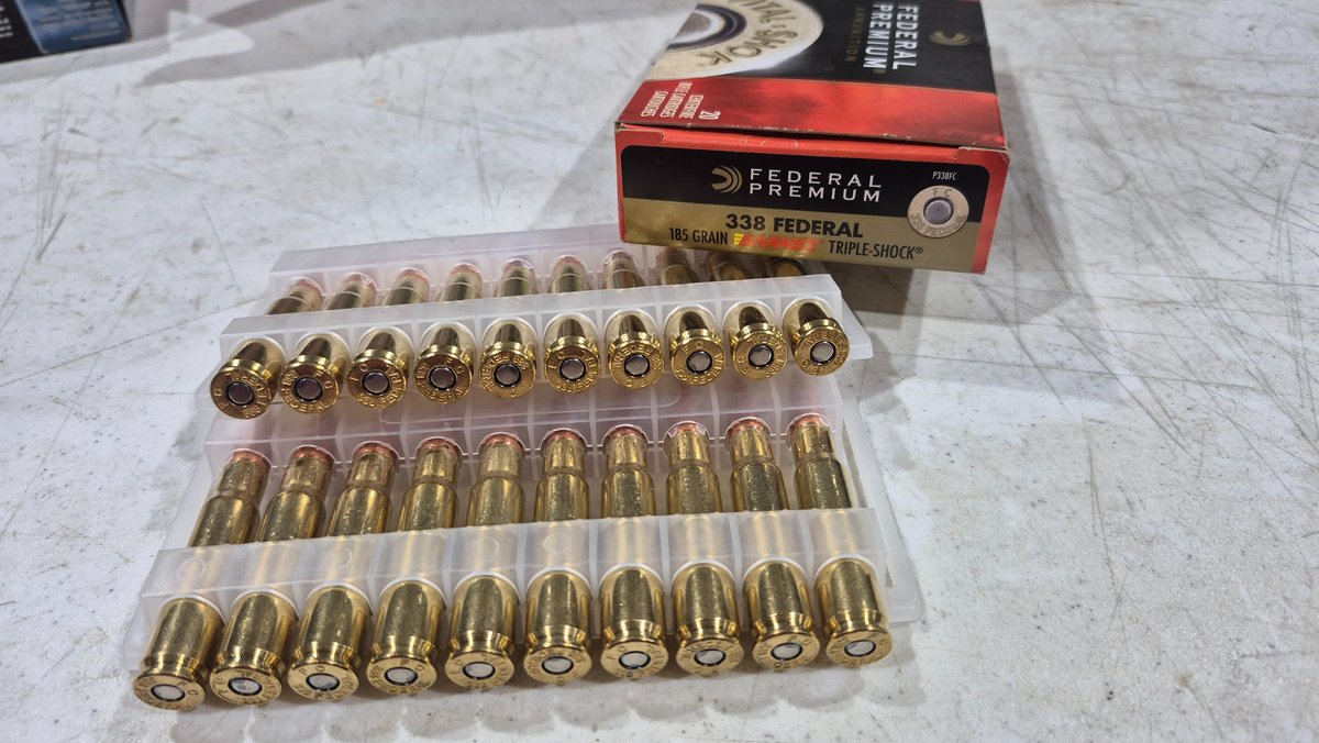 Federal Premium 338 Federal 185 Grain Ammunition