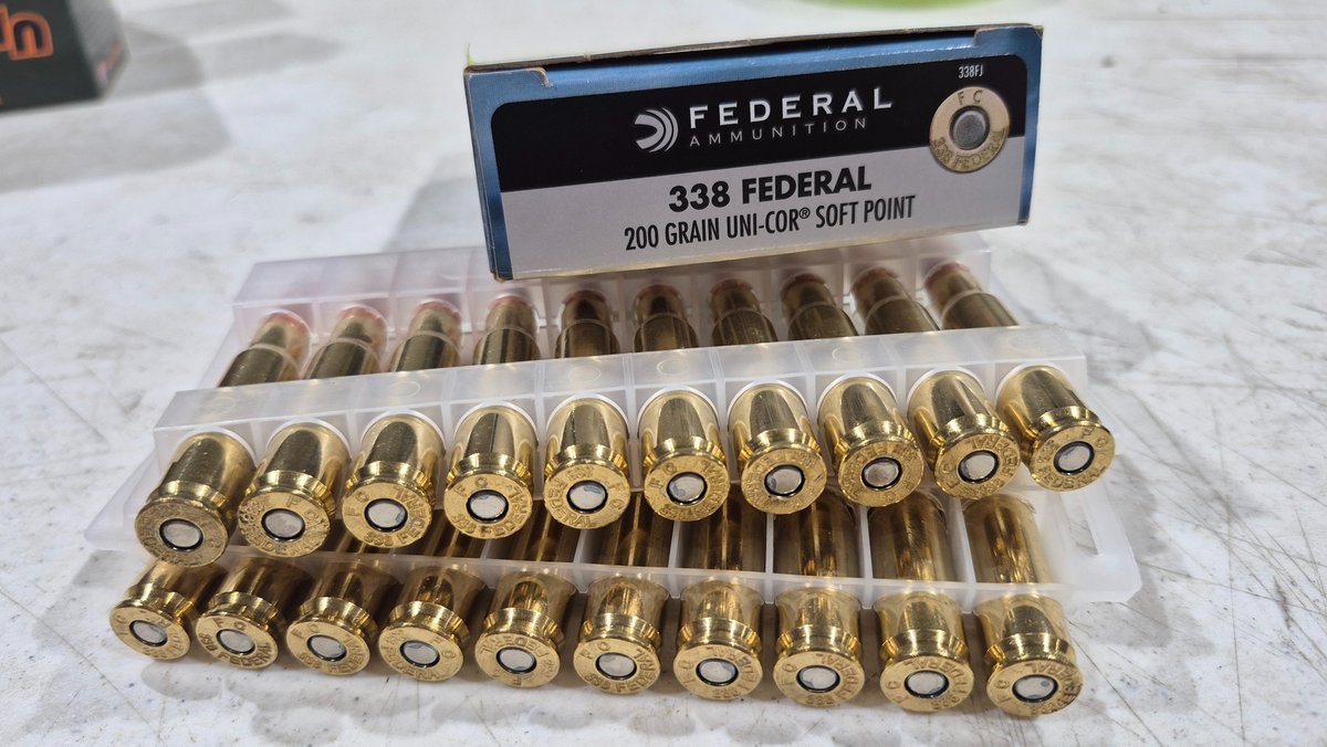 Federal 338 Federal 200 Grain Soft Point Rifle Ammunition