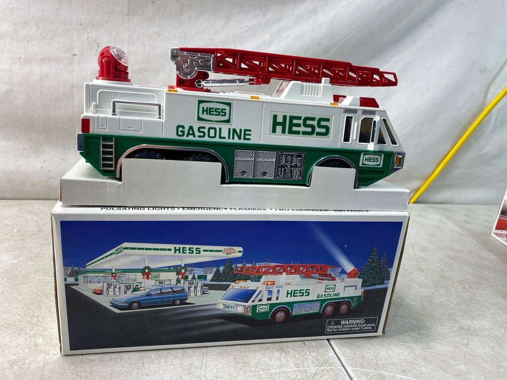 Hess Toy Emergency Ladder Truck with Original Packaging
