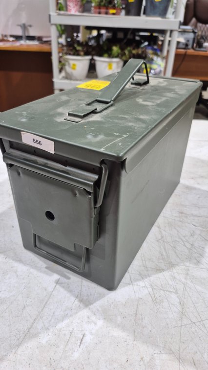 Olive Drab Metal Ammunition Can