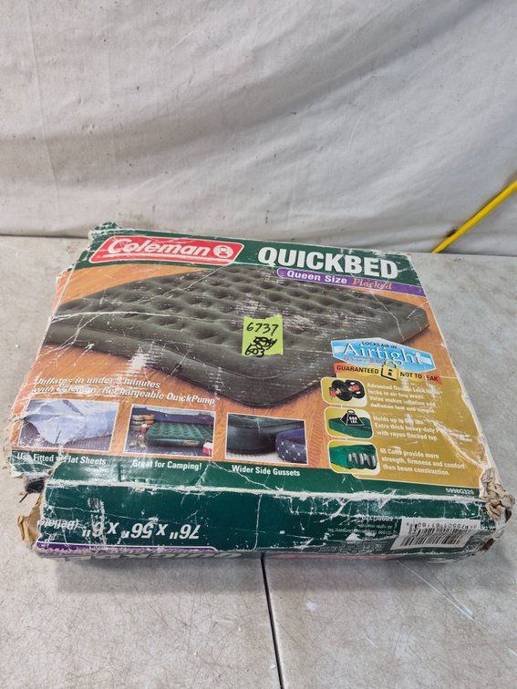 Coleman Quickbed Queen Size Flocked Air Mattress
