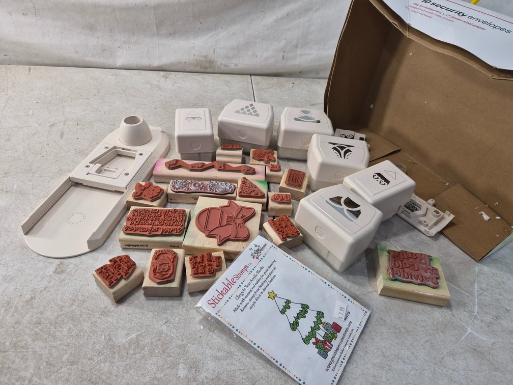 Craft Punches and Rubber Stamps