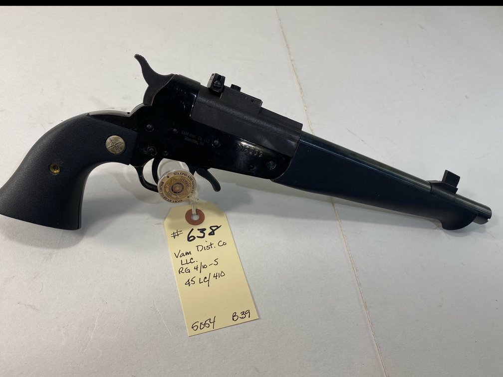 Rexio RC 4/10-S .45 LC/.410 Single-Shot Pistol