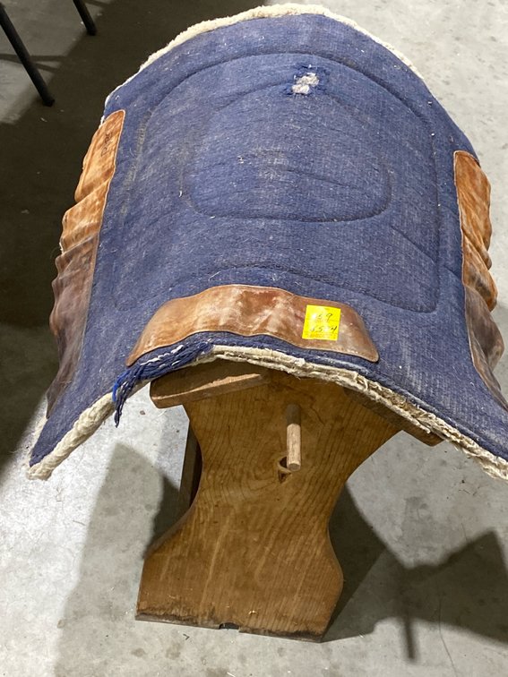 Blue Western Saddle Pad