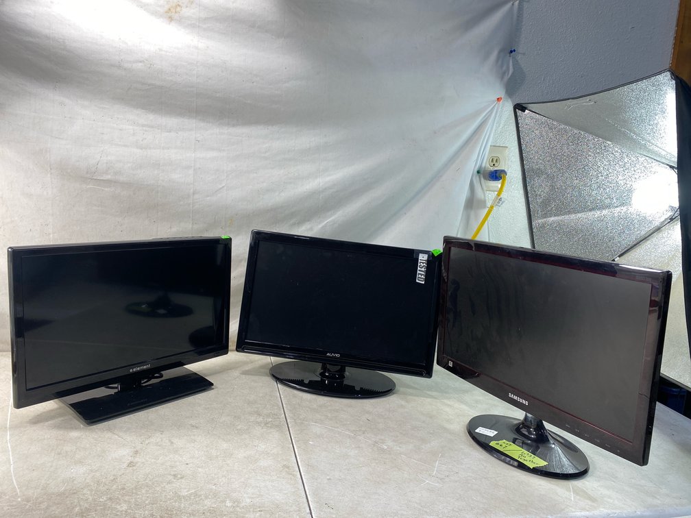 Flat-Screen Television and Computer Monitor