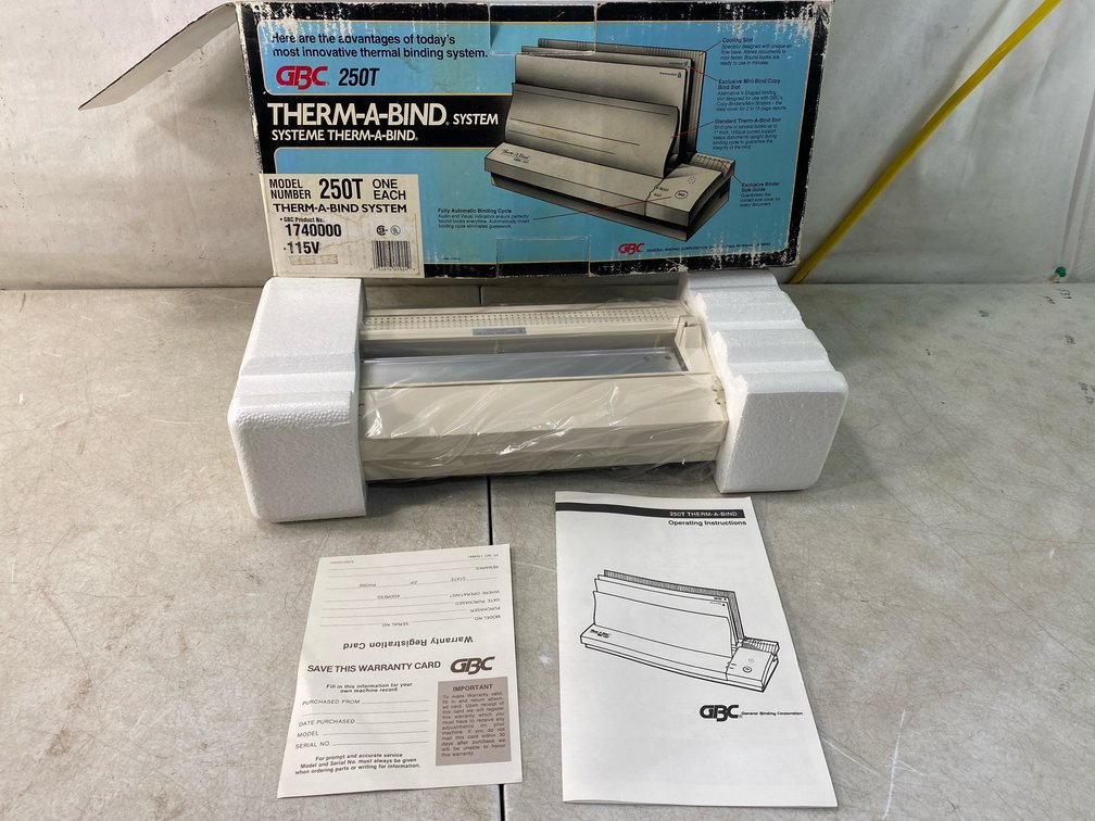 GBC 250T Therm-A-Bind Thermal Binding Machine
