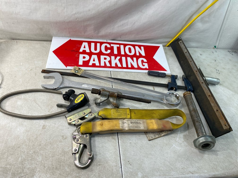 Wrench, Safety Lanyard, Clamp, Sign, and More