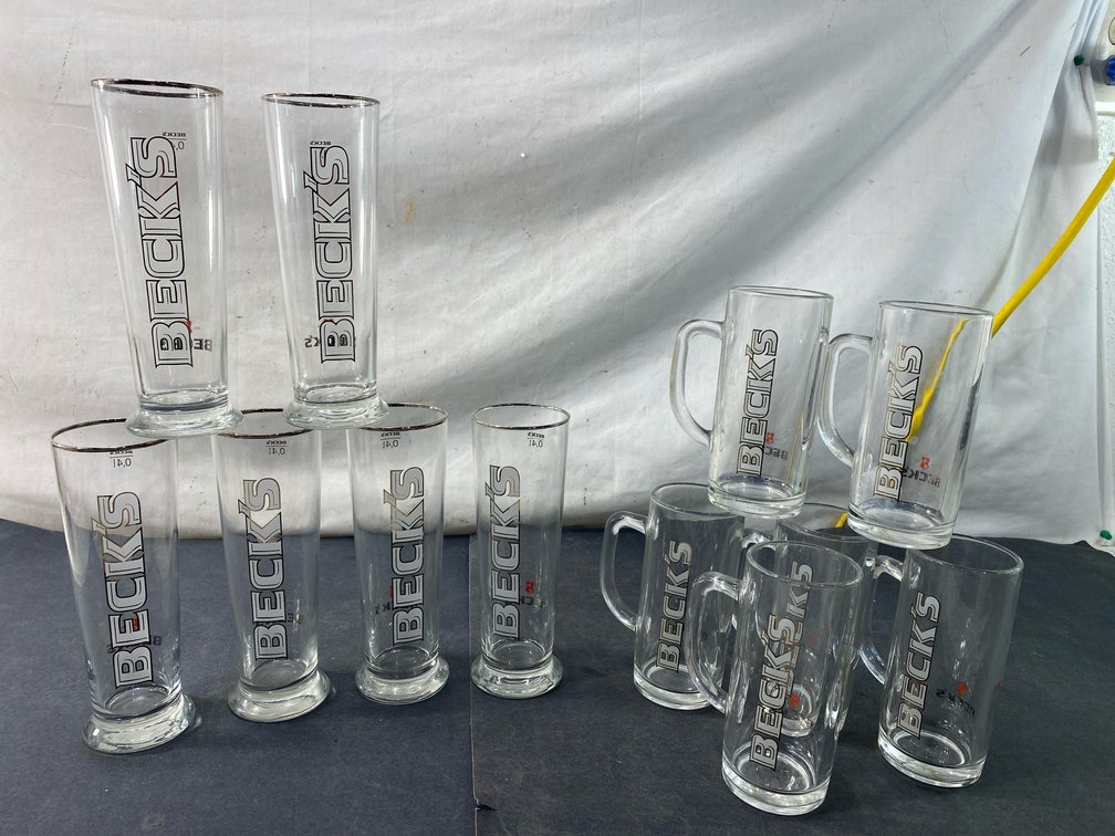 Beck's Beer Glassware