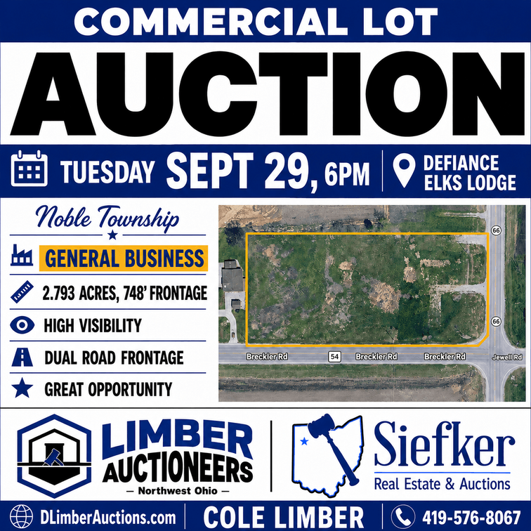 Image for Defiance Commercial Land Auction