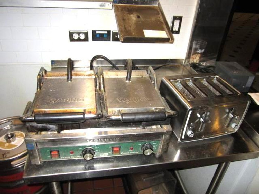 COMMERCIAL STAINLESS STEEL PANINI GRILL