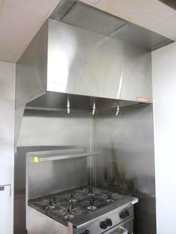 CAPTIVE AIRE COMMERCIAL STAINLESS STEEL FIRE SUPPRESSION SYSTEM