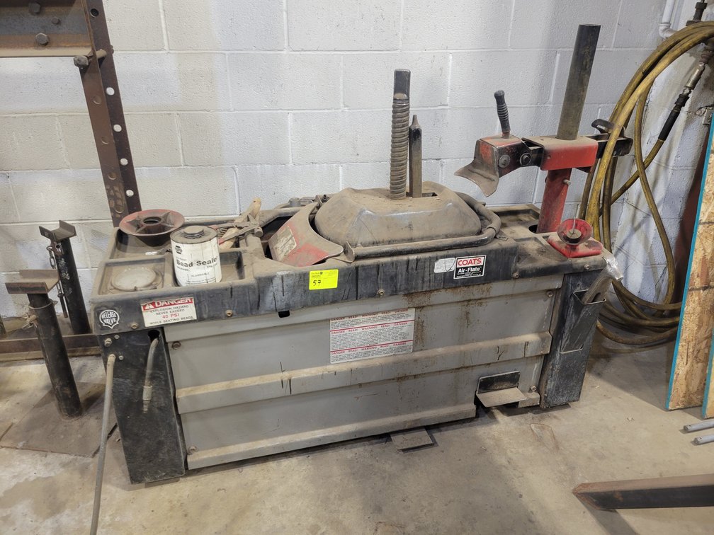 Tire machine