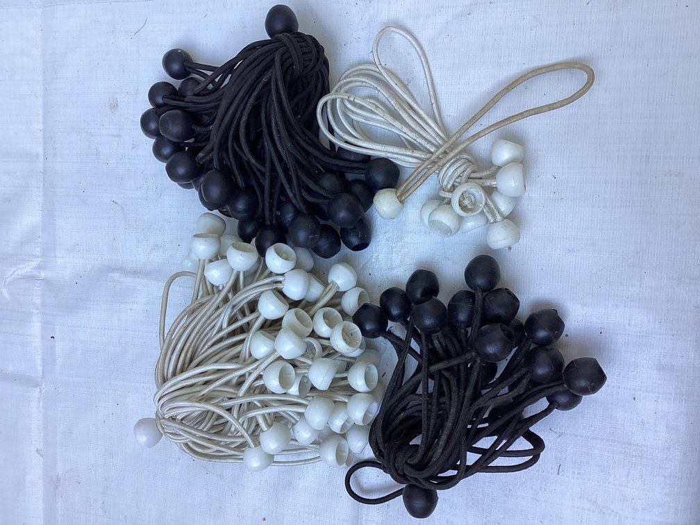 LARGE LOT OF TENT TIE STRAPS