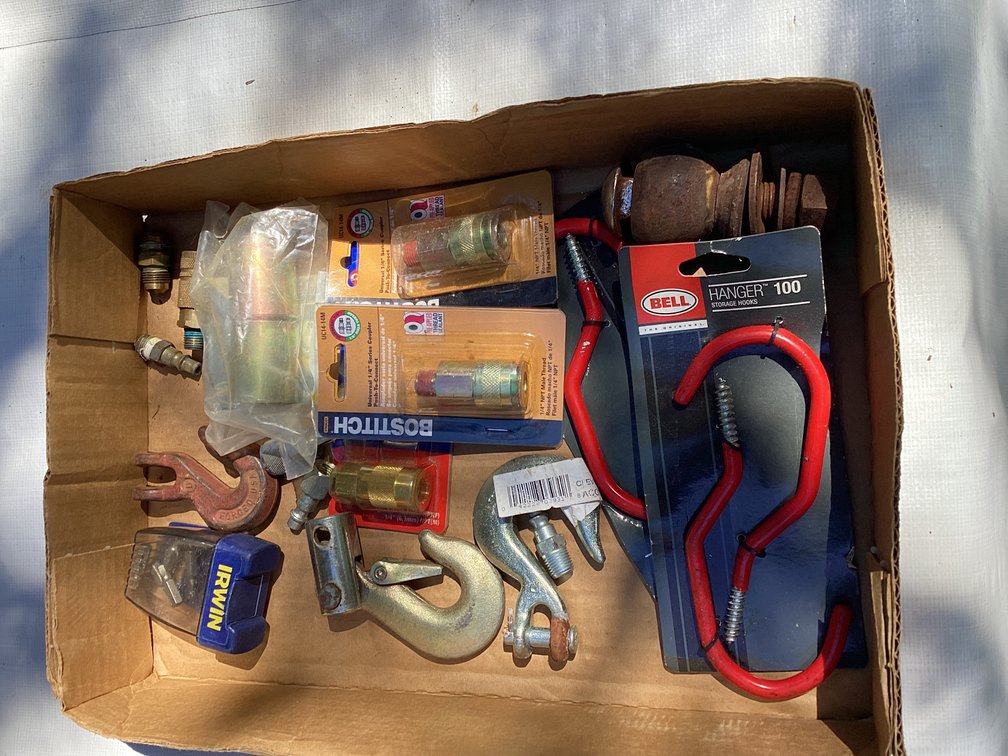 CHAIN HOOKS, AIR HOSE FITTINGS AND MUCH MORE