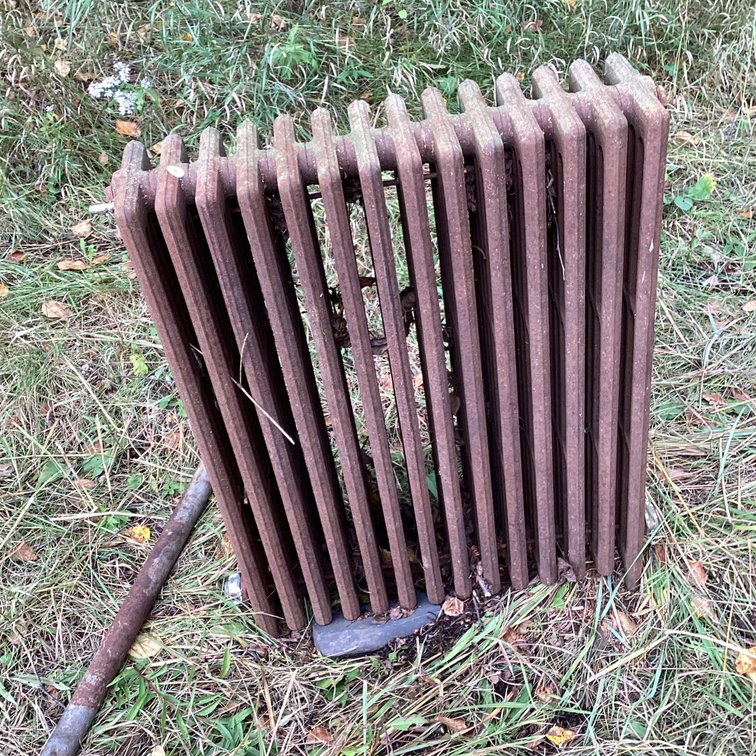 Antique radiator 25” x 36”