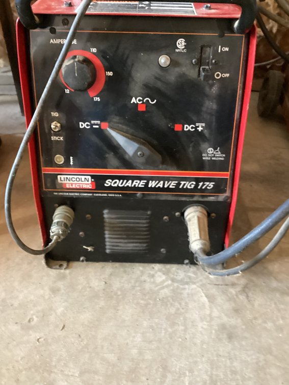 Lincoln Square Wave TIG welder. Model 175. TIG or stick