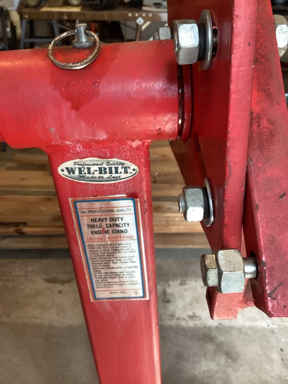 Wel Bilt brand engine stand 750 lb. Heavy duty