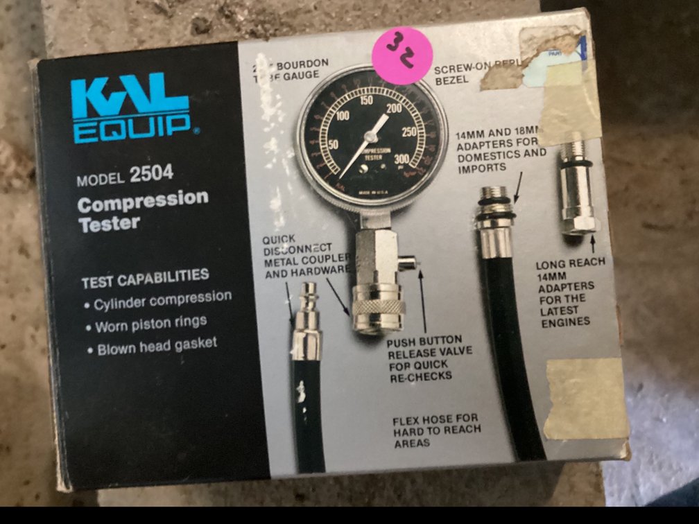 K L 2504 compression tester in the box