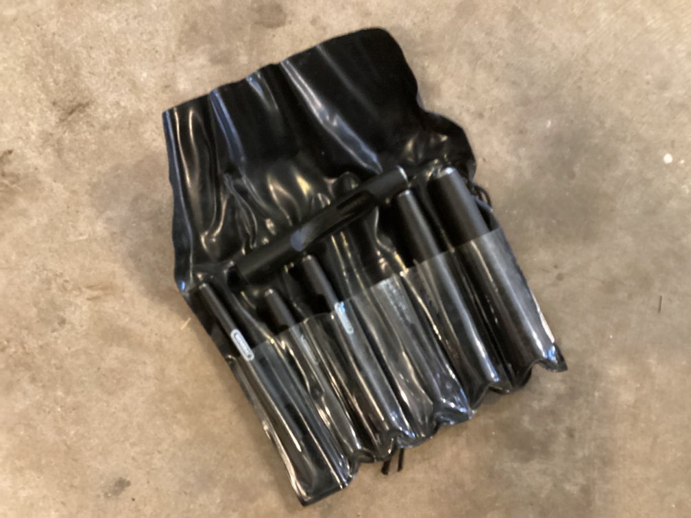 Set of General hollow steel punches #1280st