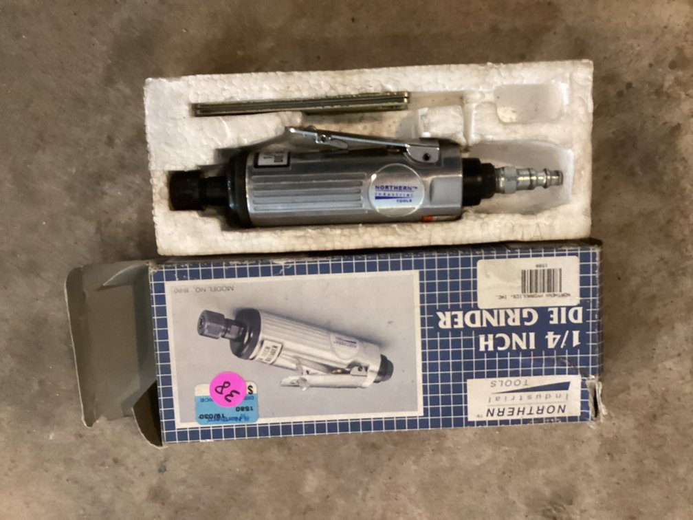 Northern Industrial Tool 1/4” die grinder in the box