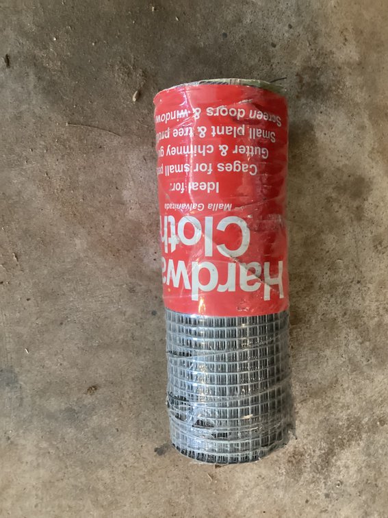 New roll of hardware cloth