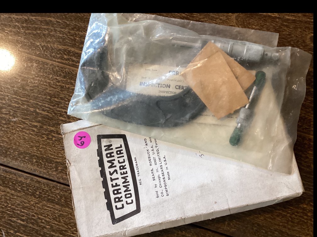 Craftsman micrometer