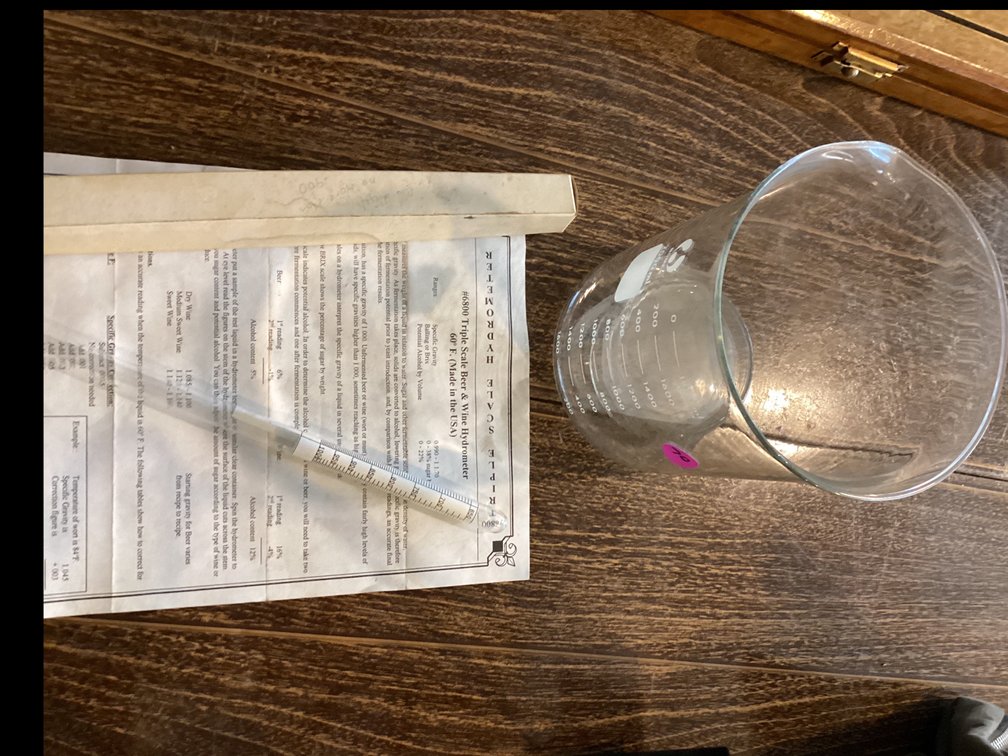 6800 beer and wine hydrometer with beeker