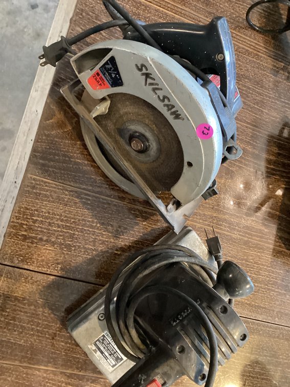 Skil Saw and Shop Mate sander