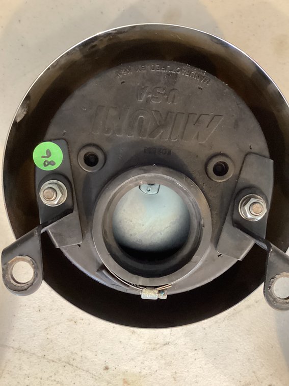 Harley Davidson air cleaner with Mikuni filter for Sporster