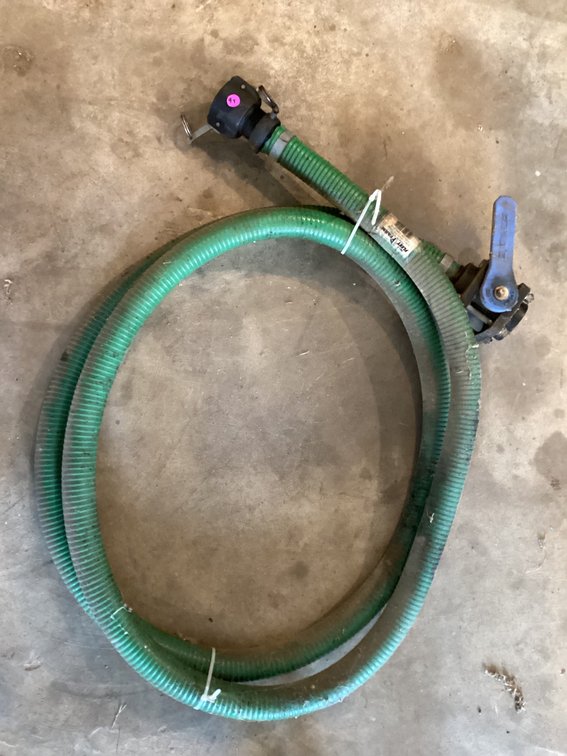 Fleet Farm transfer hose with connections