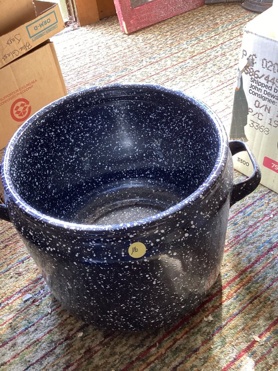 Antique canning pot