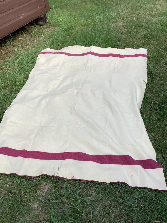 1939 US Army blanket.  Wool