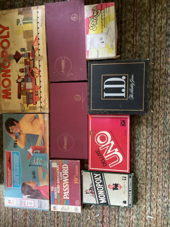 9 old board games