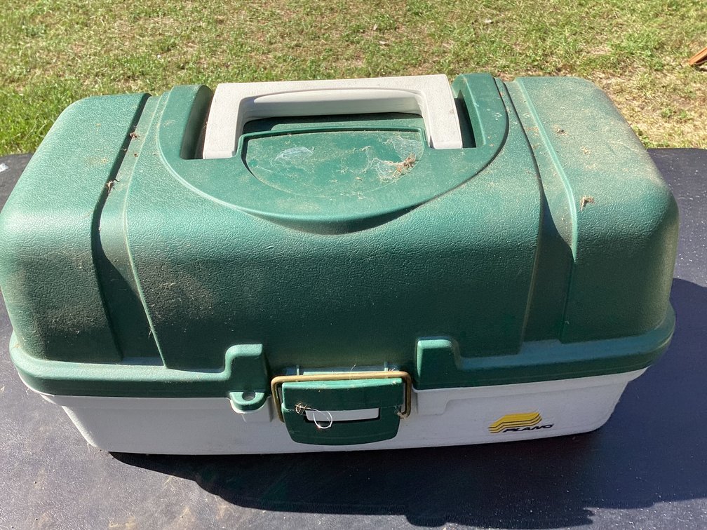 Plano tackle box with contents