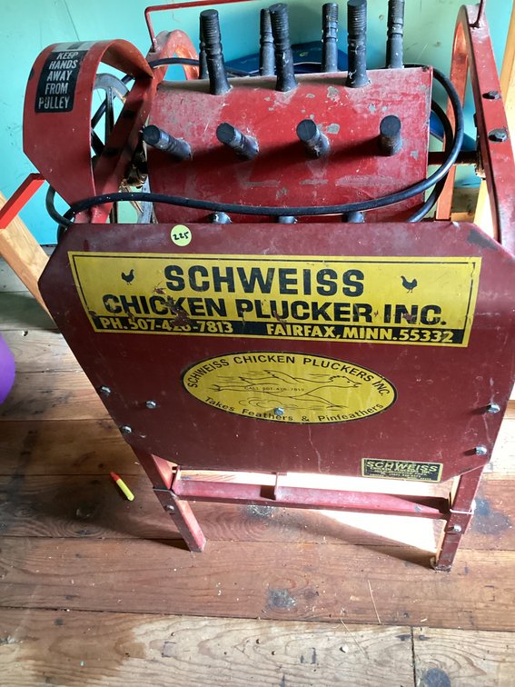 Schweiss chicken plucker