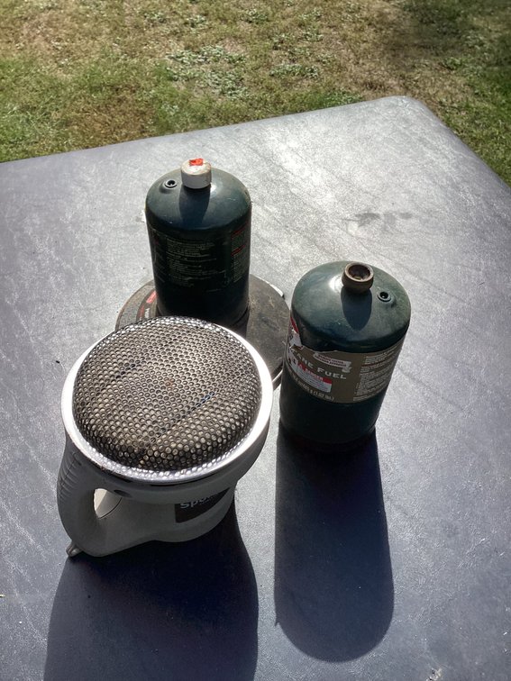 Coleman sport cat propane heater