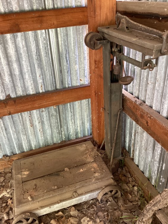 Antique scale. Needs TLC