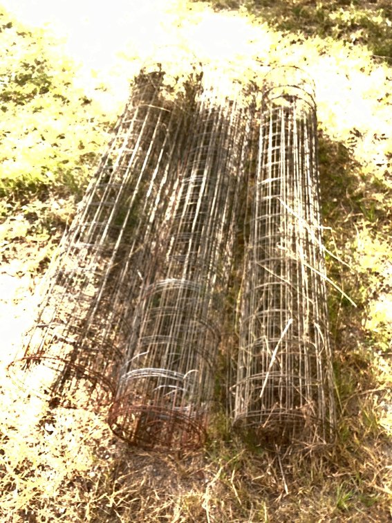3 rolls of 6’ tall wire. Fencing