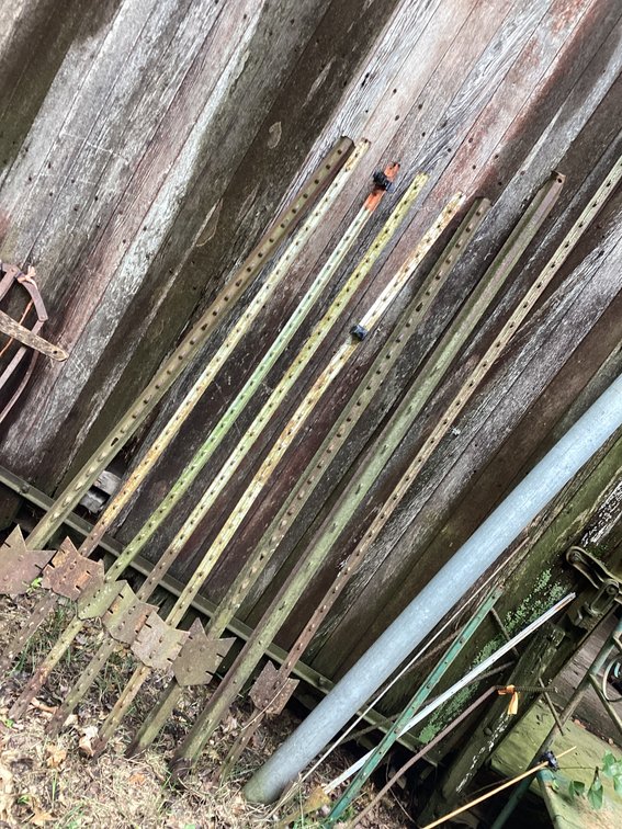 Steel posts. 6-6 ft,  1-77 “, and 1-89”