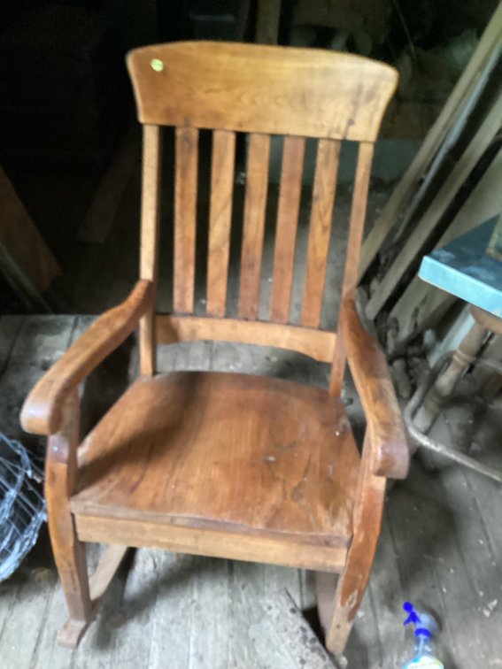 Nice oak rocking chair