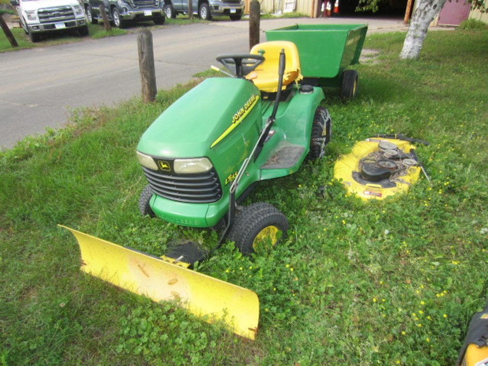 John Deere LT155 riding lawnmower