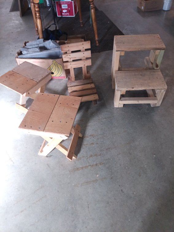 Homemade Ice Fishing Seats