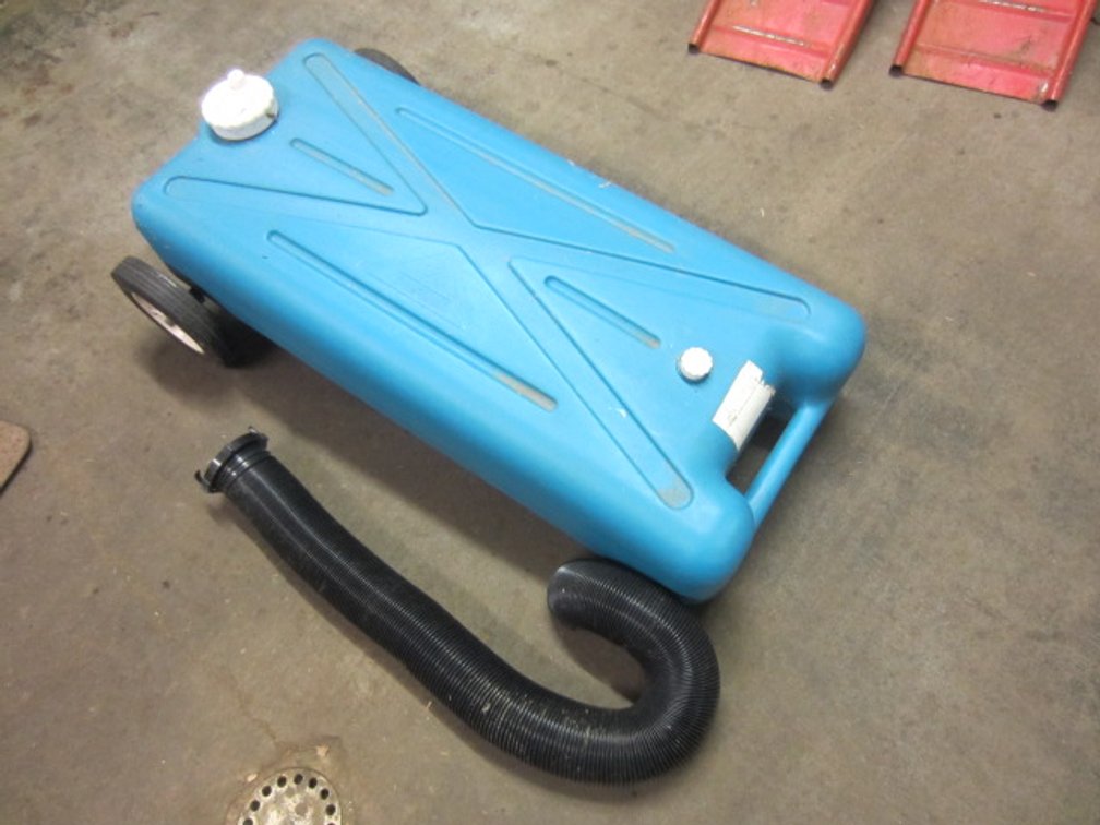 TOTE ALONG BLUE BOY - RV DUMP TANK