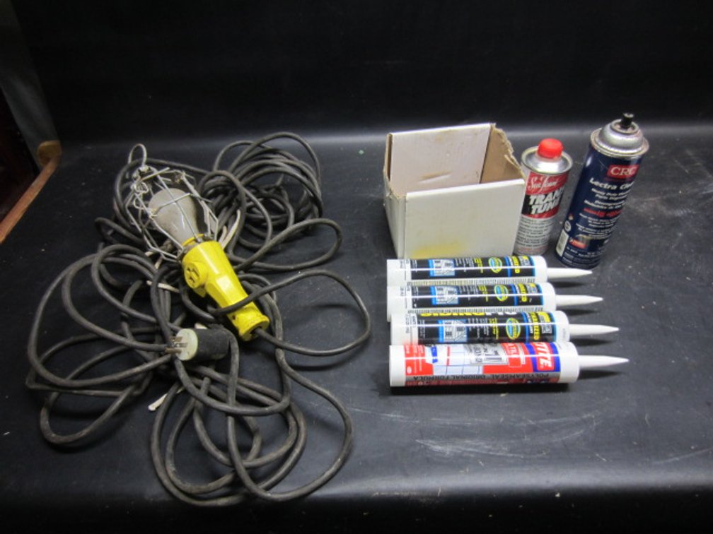 SERVICE TROUBLE LIGHT, CHAULK, AND MORE