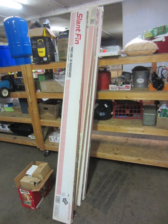 4 - 8 FOOT COPPER FIN TUBE RADIANT HEAT SECTION